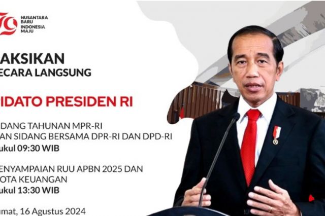 Nonton Live Streaming Pidato Kenegaraan Presiden Jokowi di Sidang Tahunan MPR Jelang HUT ke-79 RI, Di Sini!