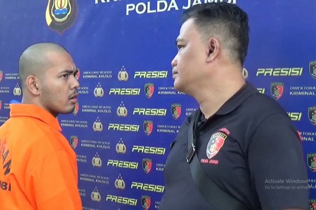 Jadi Bandar Judi Togel, Pemuda di Jambi Ditangkap Ditreskrimum Polda Jambi