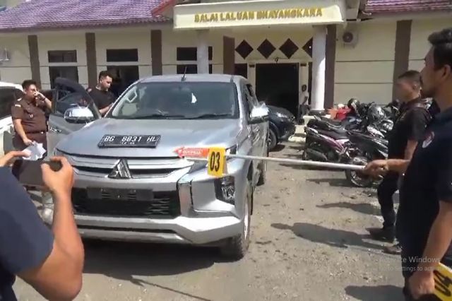 Satreskrim Polres Batang Hari Gelar Rekonstruksi Kasus Perampasan Mobil, Puluhan Adegan Diperagakan