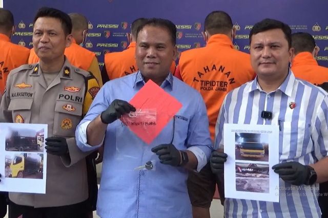 Polda Jambi Ungkap Dua Kasus Besar Pengangkutan BBM Ilegal Lintas Provinsi