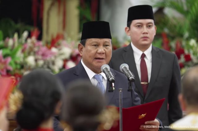 Teng! Prabowo Resmi Lantik Wakil Menteri Kabinet Merah Putih Masa Jabatan Tahun 2024-2029