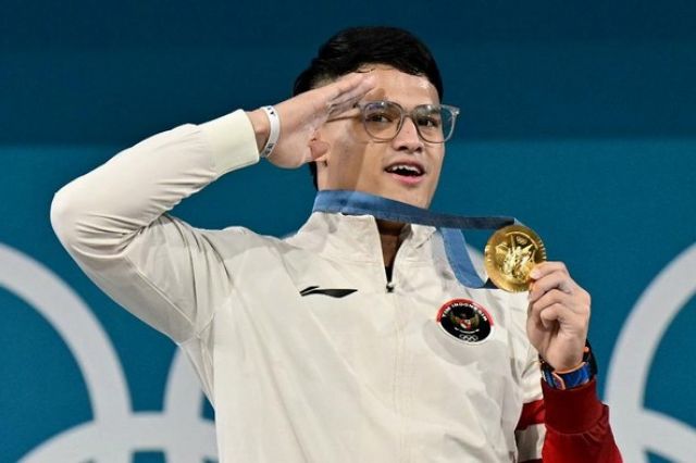 Raih Medali Emas Olimpiade Paris 2024, Ini Profil Rizki Juniansyah yang Lagi Banyak Dicari