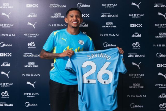 Fantastis! Manchester City Resmi Beli Savinho Rp 706 Miliar